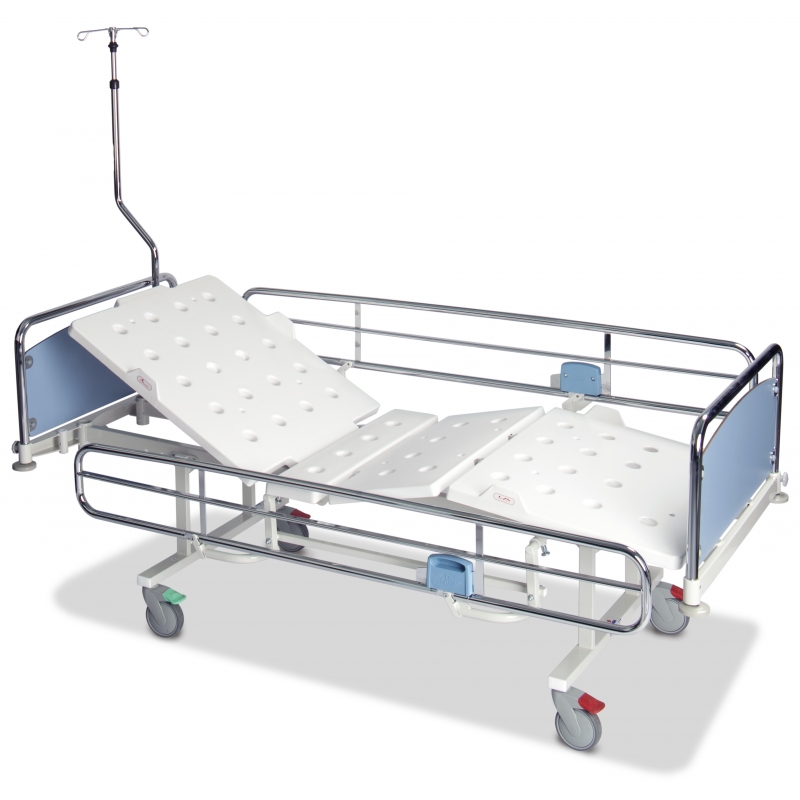 Кровать реанимационная  Salli F-380, фиксированная высота, ширина ложа 78 см., 4 секции, секции ложа съемные
