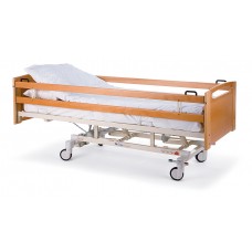 Кровать палатная Lojer ScanAfia PRO HS-490, размер ложа 88*205 см., 4 секции, электропривод высоты, спинной, коленной и ножной секций