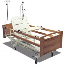 Кровать палатная AFIA-4, артиул Lojer HS-4 размер ложа 205x78 см., 4 секции, 3 мотора, электропривод высоты, спинной, коленной и ножной секций
